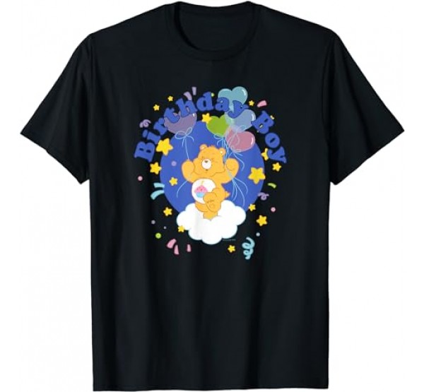 Care Bears Birthday Bear Confetti Birthday Boy Logo T-Shirt Care Bears Birthday Bear Confetti Birthday Boy Logo T-Shirt